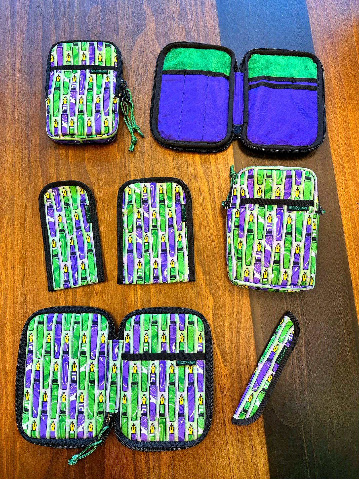 Purple and Green Pen Rickshaw - Pre Order