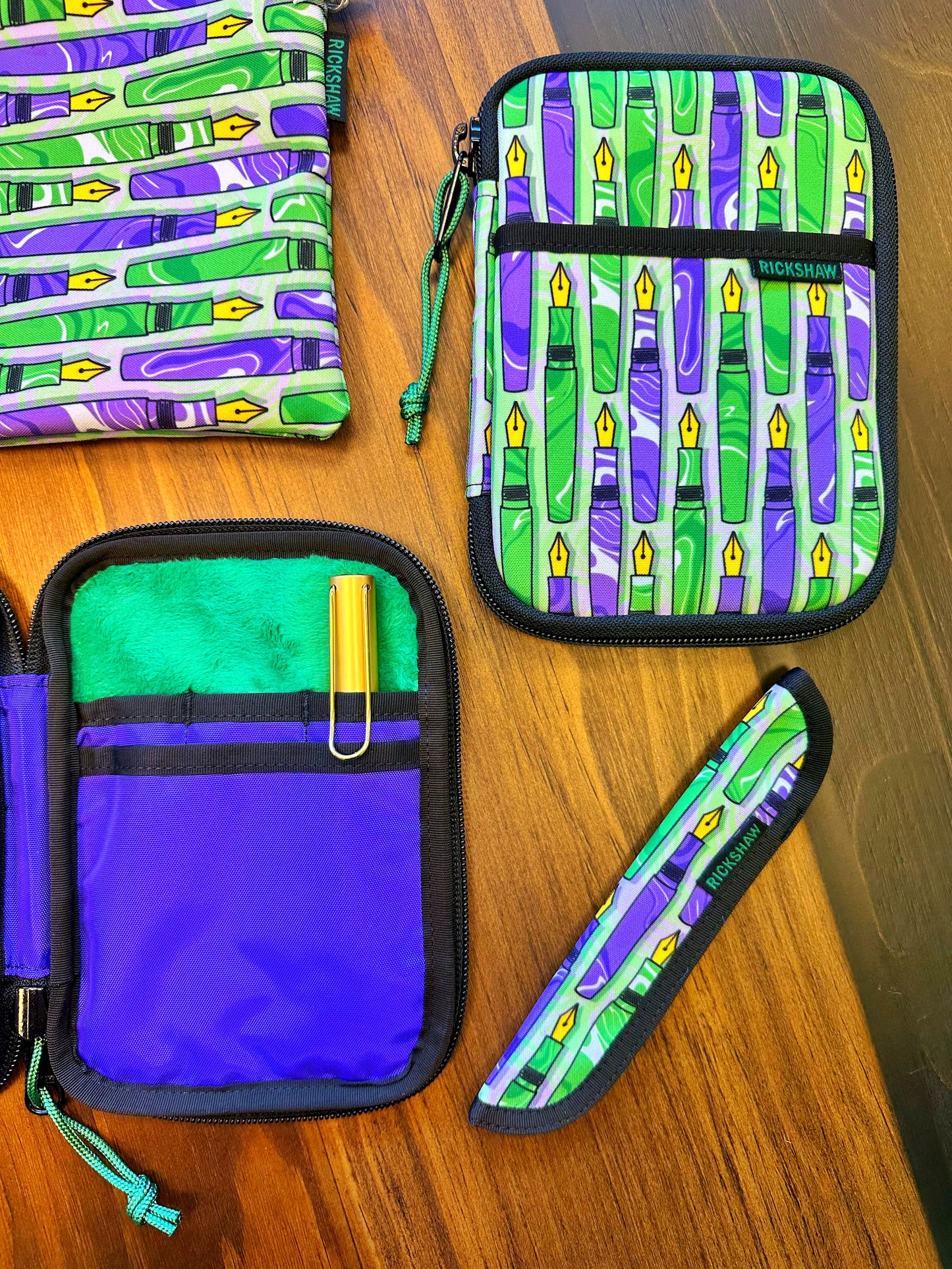 Purple and Green Pen Rickshaw - Pre Order
