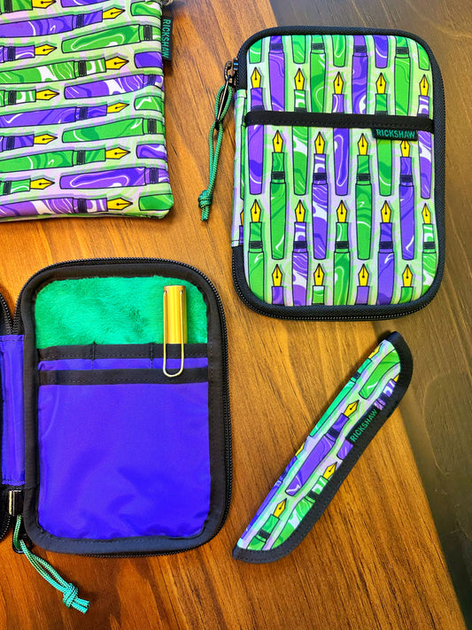 Purple and Green Pen Rickshaw - Pre Order